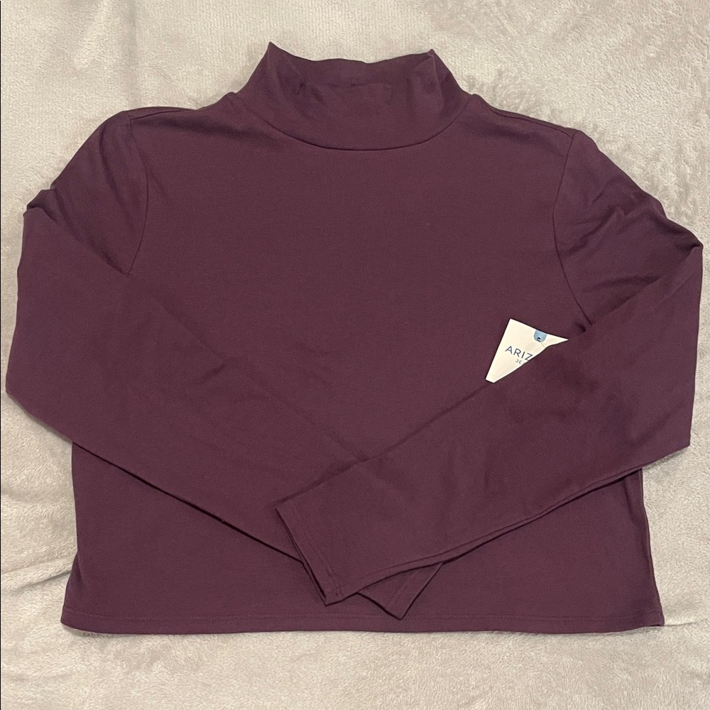 Arizona Jean Company Plum Long Sleeve Top